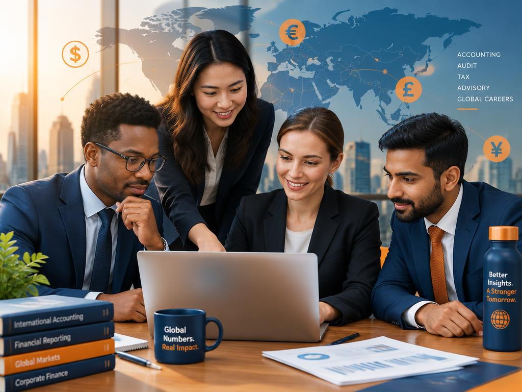 Finance professionals exploring global accounting markets